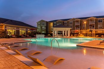 Resort-style salt water pool